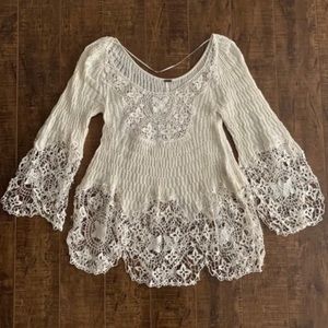Free People Crochet Top XS